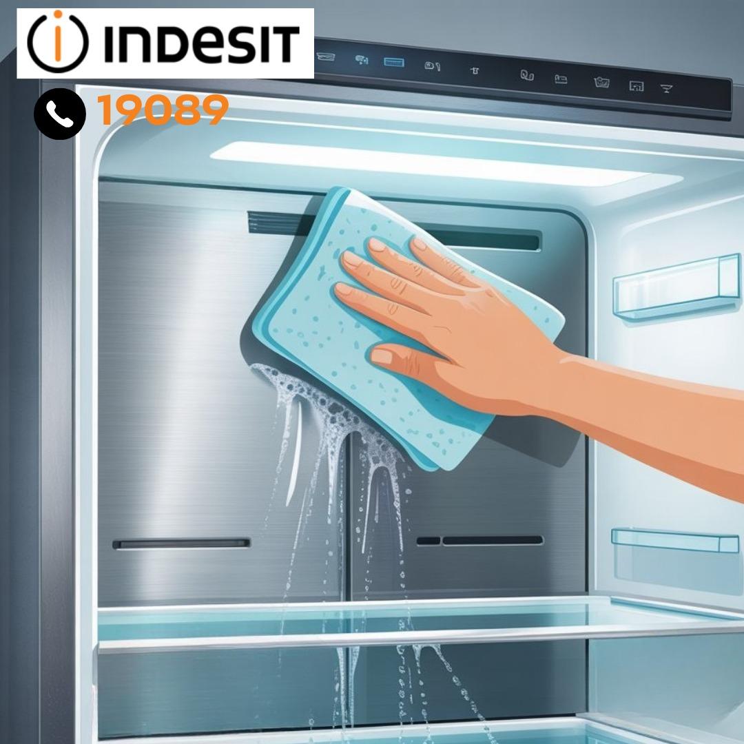 تنظيف ثلاجة اندست من الداخل