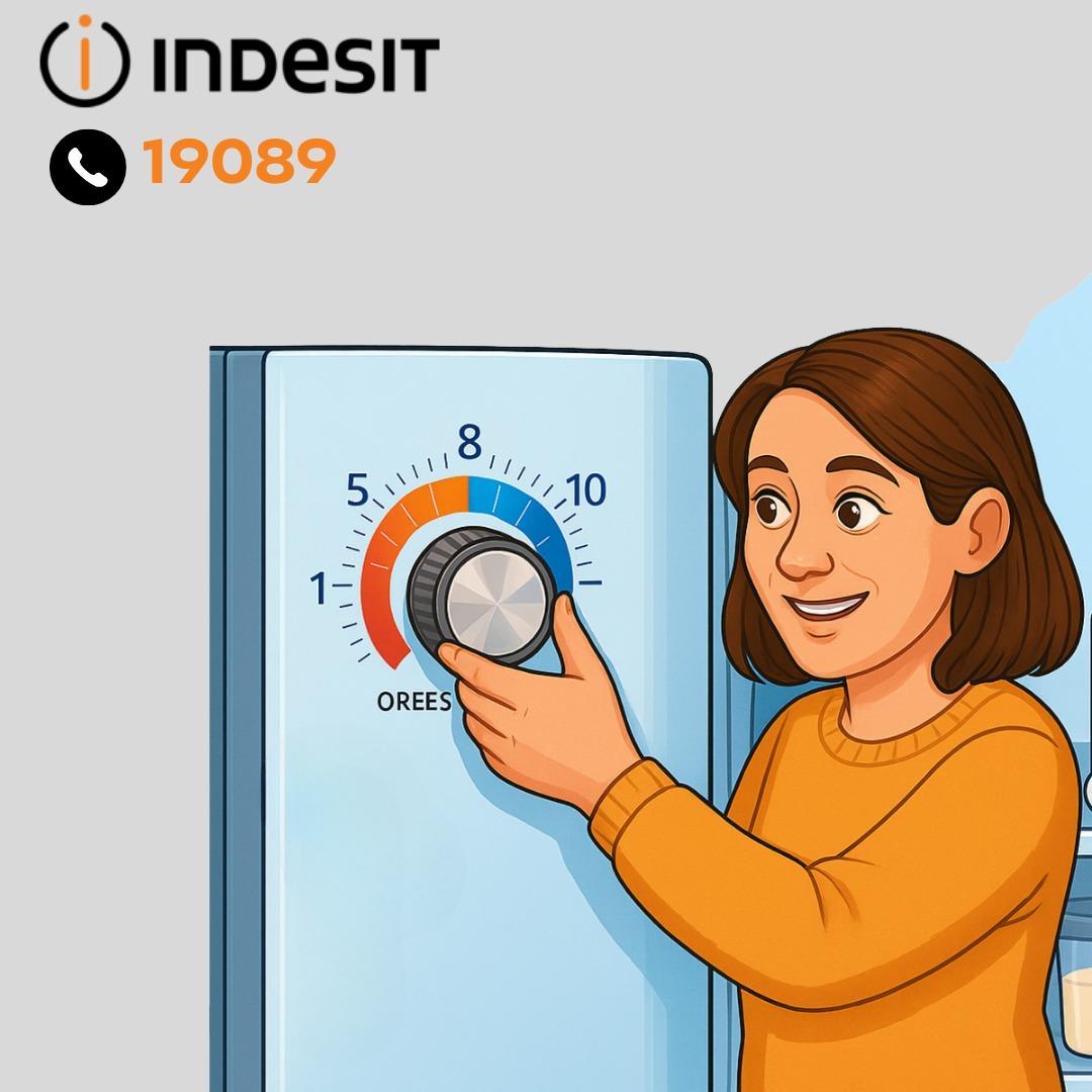 ضبط درجة حرارة ثلاجة اندست والفريزر